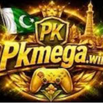 PK Mega Game interface showing popular games
